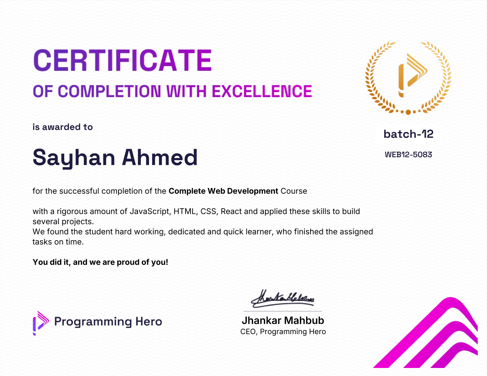 Complete Web Development